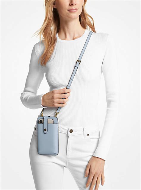 michael kors smartphone convertible crossbody bag|Michael Kors saffiano crossbody bag.